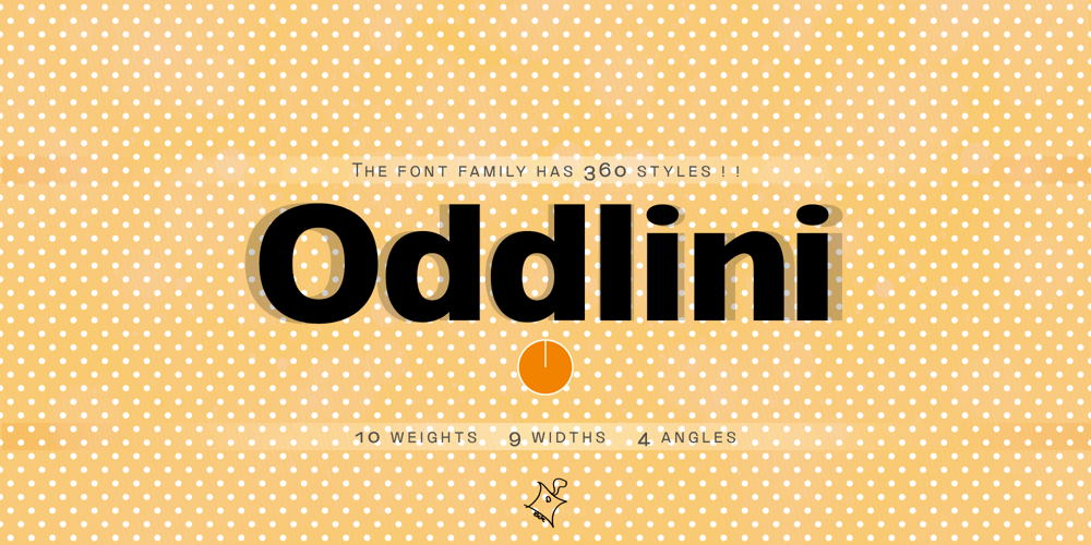 Oddlini font