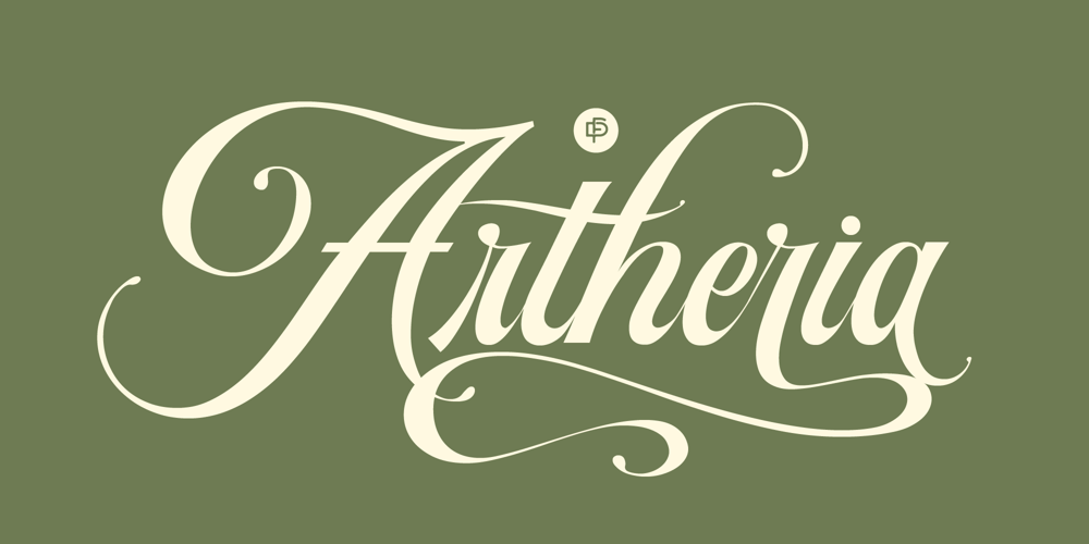 Fd Artheria Script font
