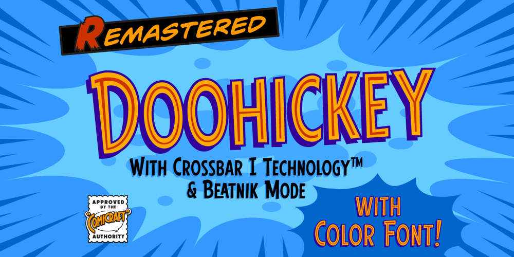 Doohickey font