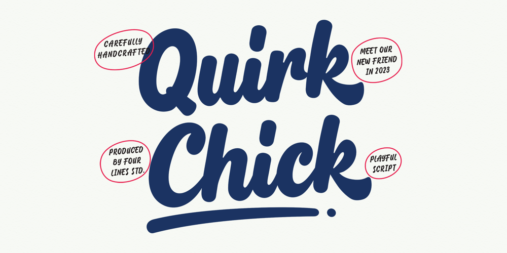 Quirk Chick font