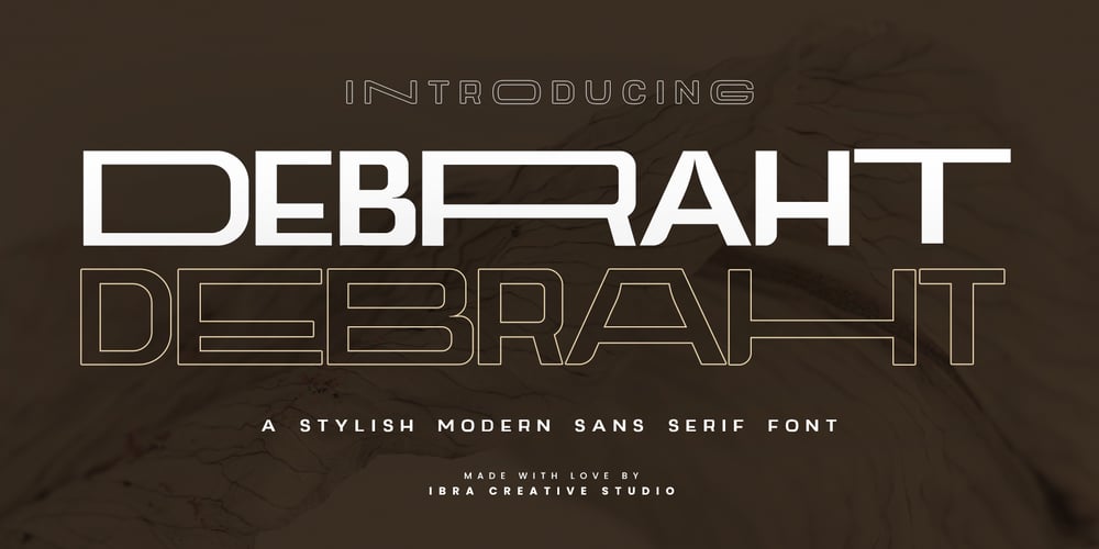 Debraht font