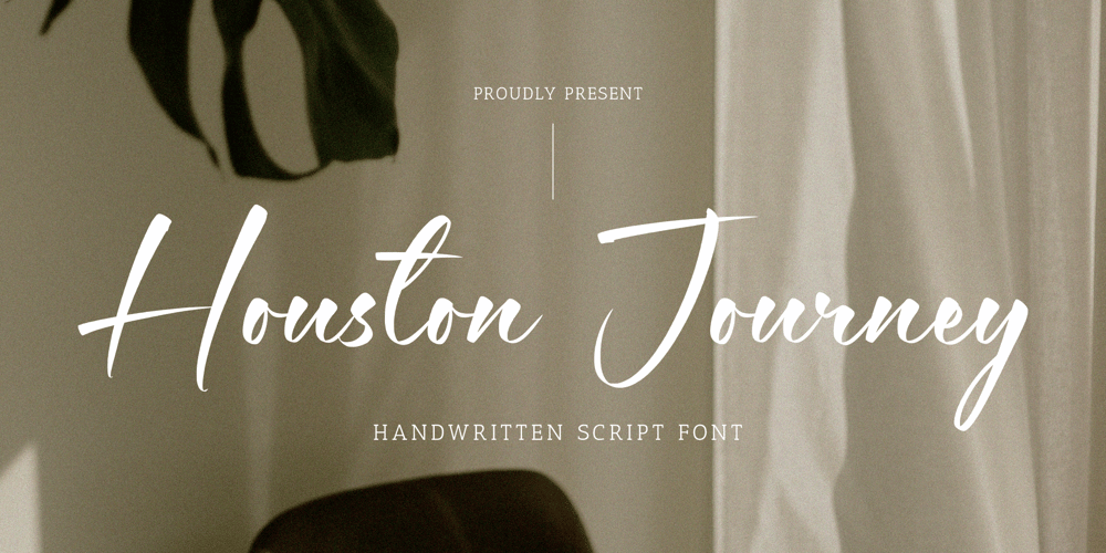 Houston Journey font