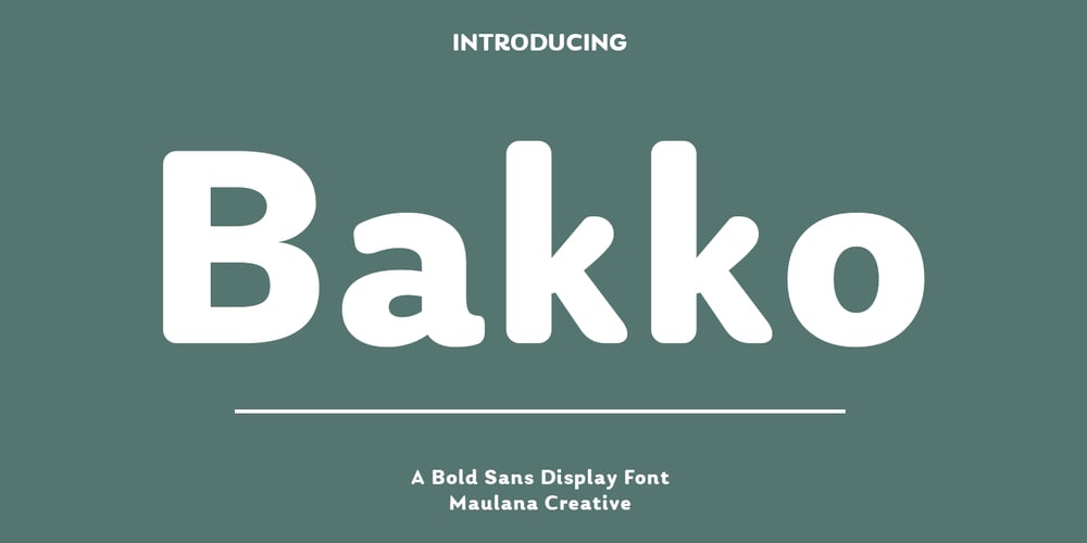 MC Bakko font