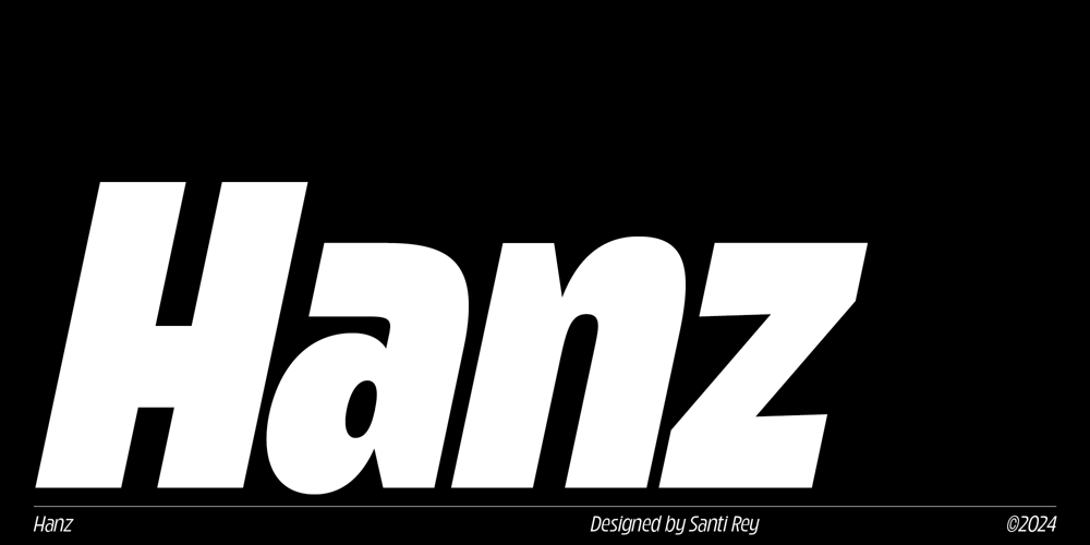 Hanz font
