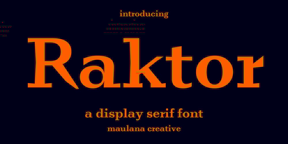 MC Raktor font