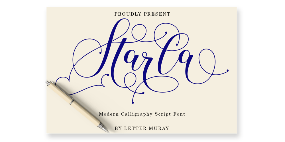 Starla font