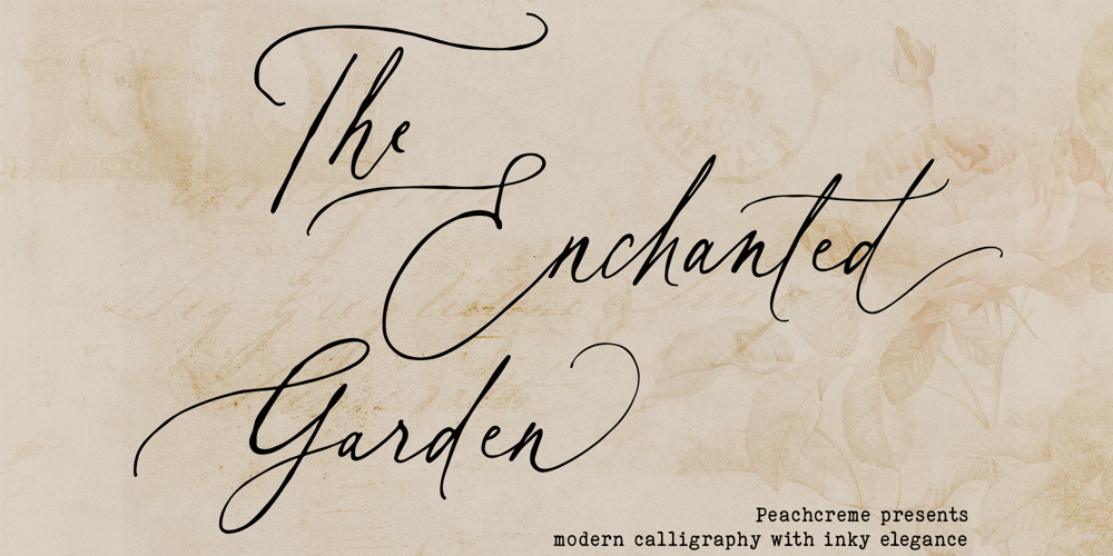 The Enchanted Garden font