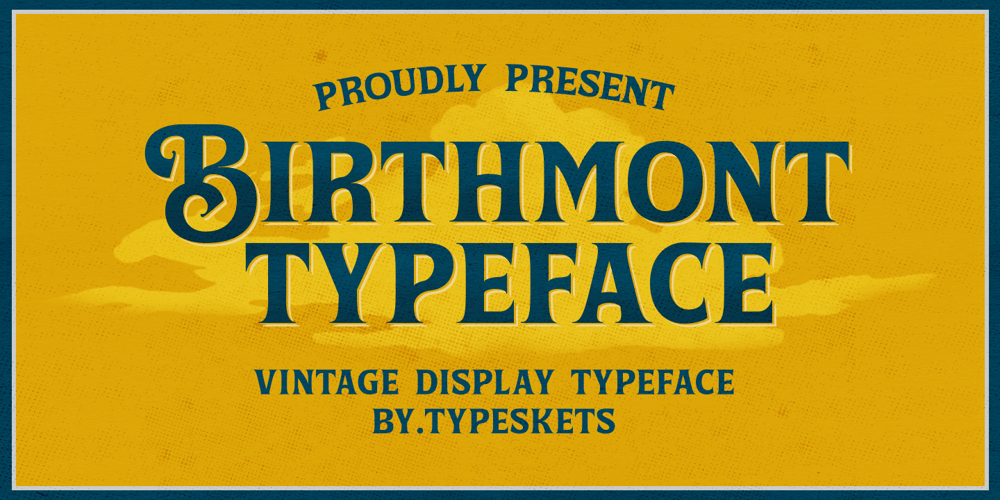 Birthmont font