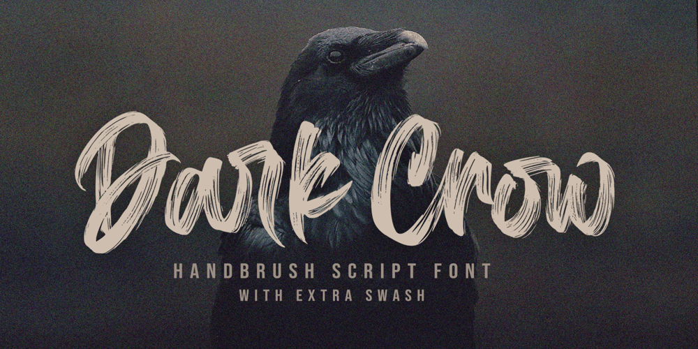 Dark Crow font