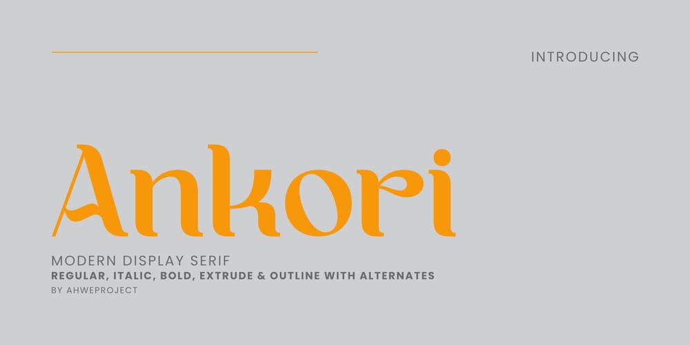 Ankori font