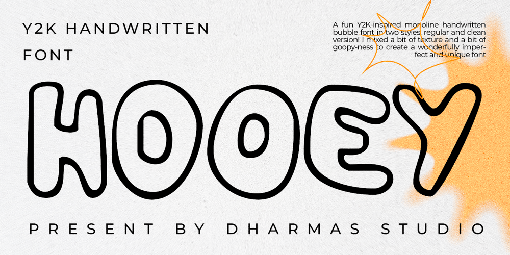 Hooey font