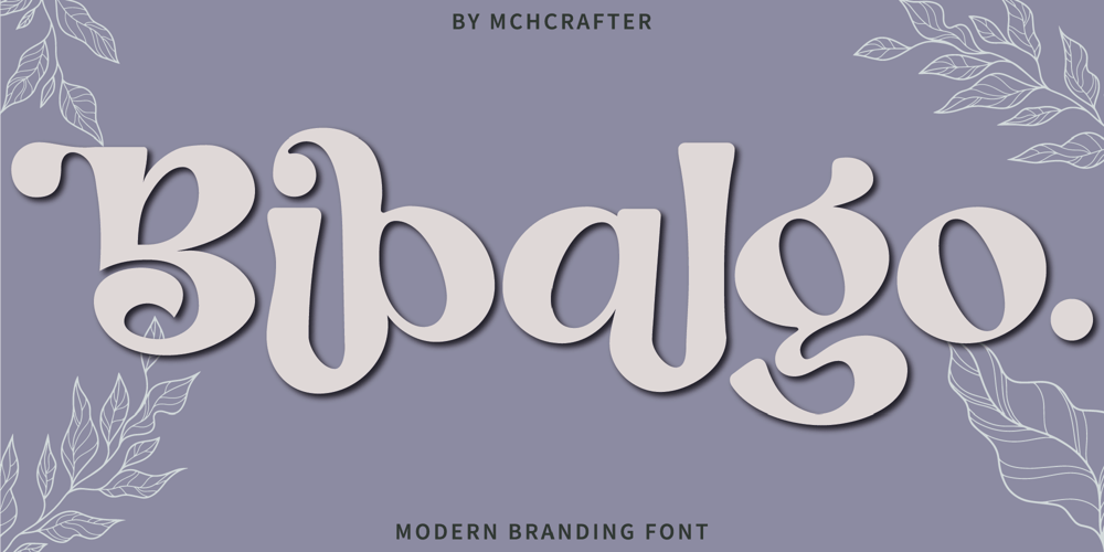 Bibalgo font