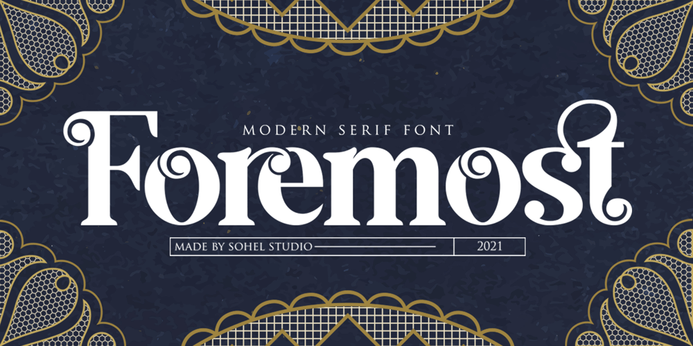 Foremost font
