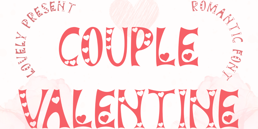 Couple Valentine font