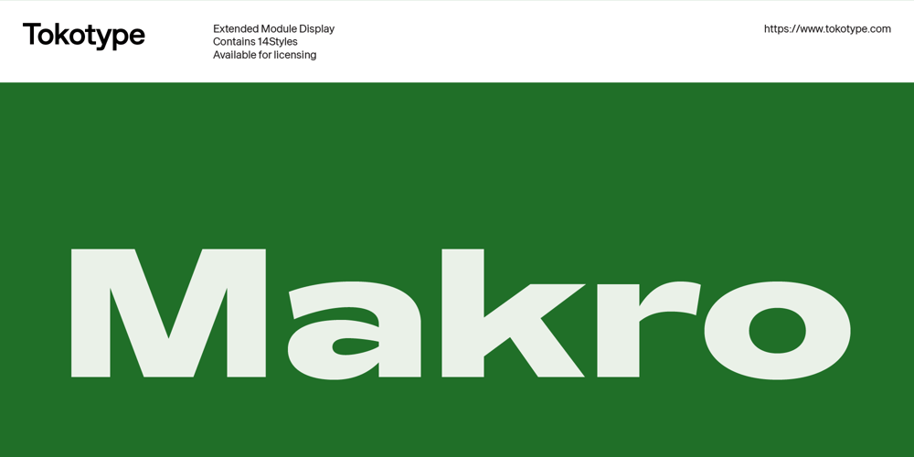 Makro font