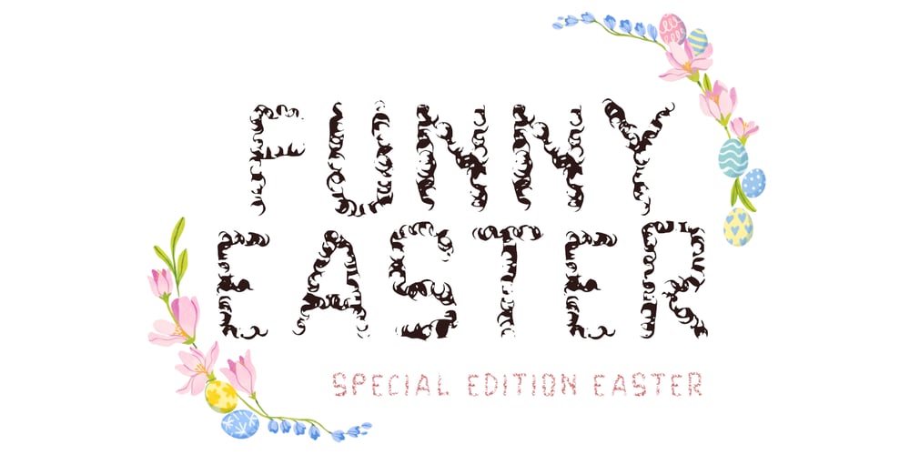 Funny Easter font