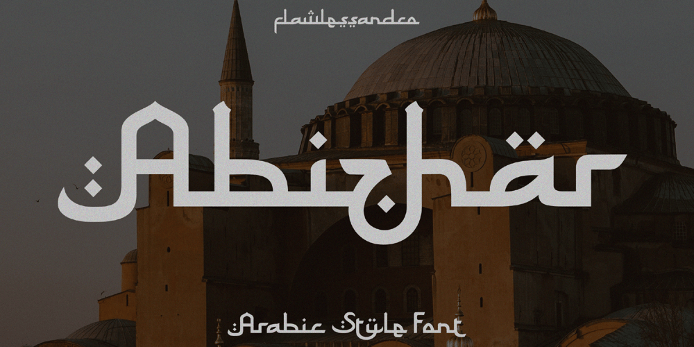 Abizhar font