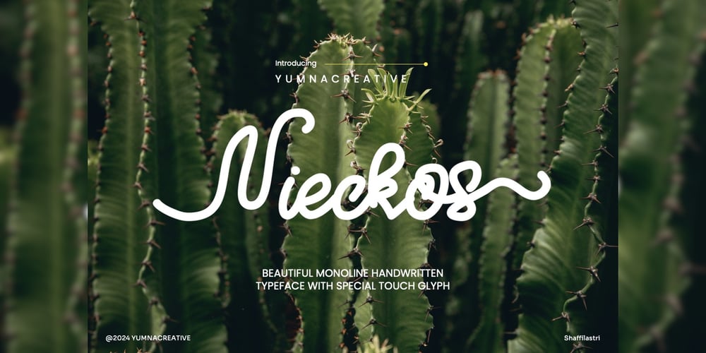 Nieckos font