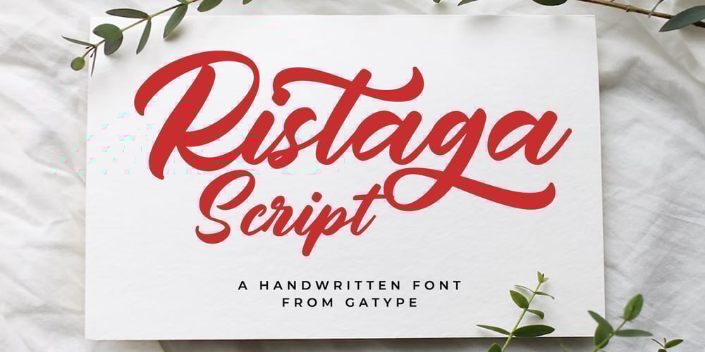 Ristaga Script font