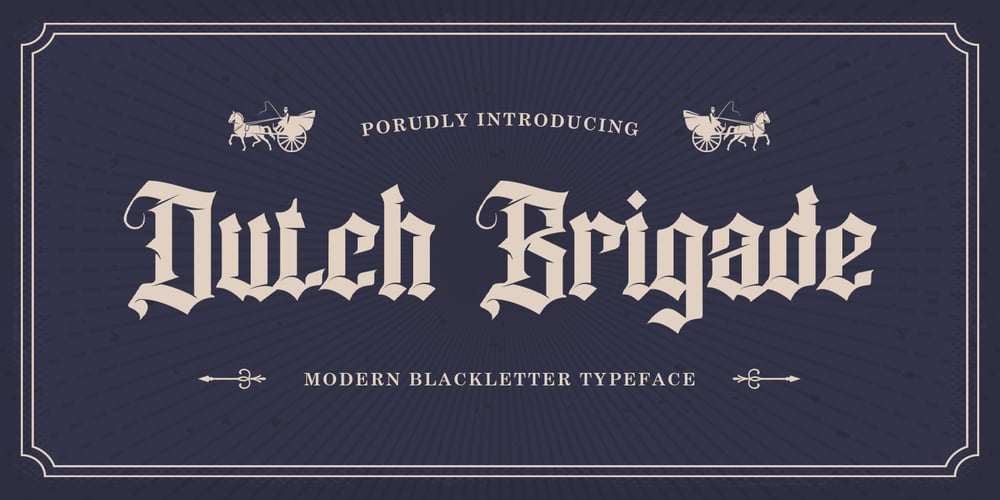 Dutch Brigade font