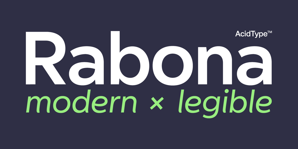Rabona font
