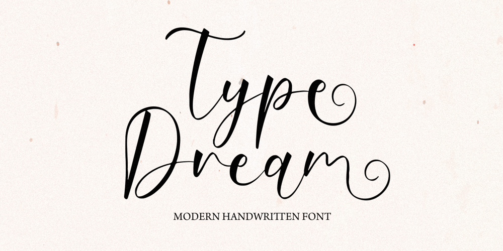 Type Dream font