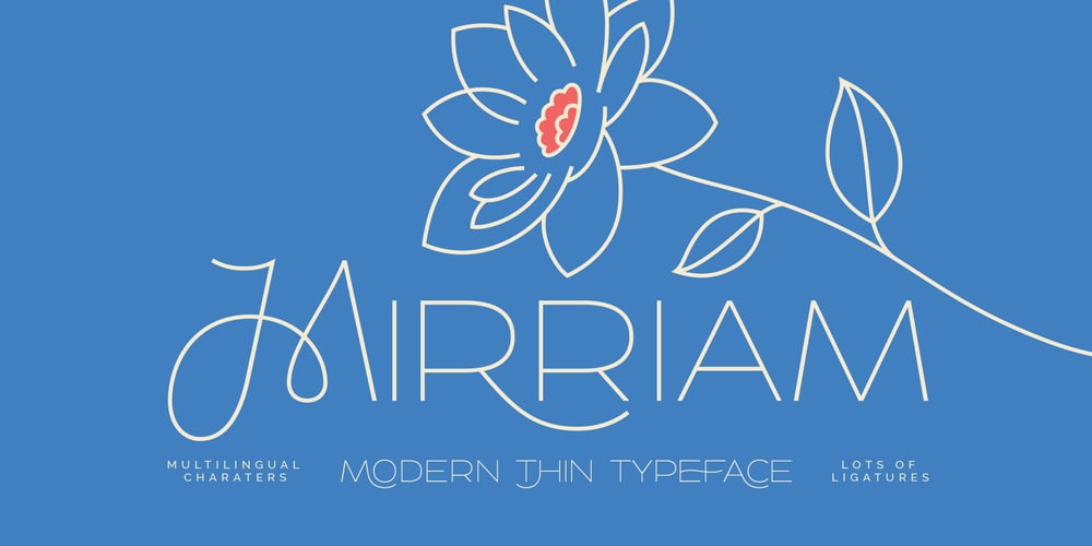 Mirriam font