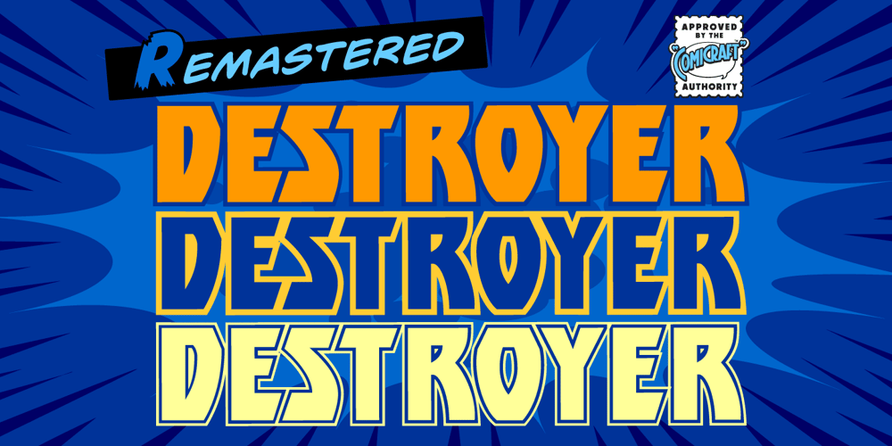 Destroyer font