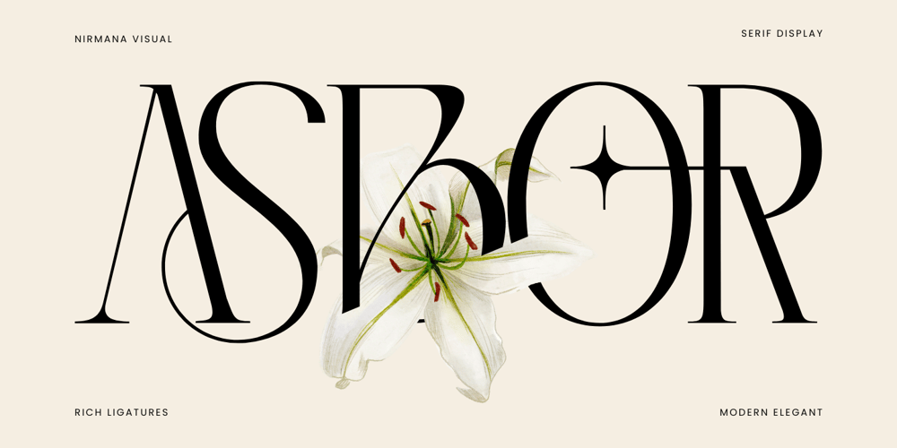 Asbor Fashion font