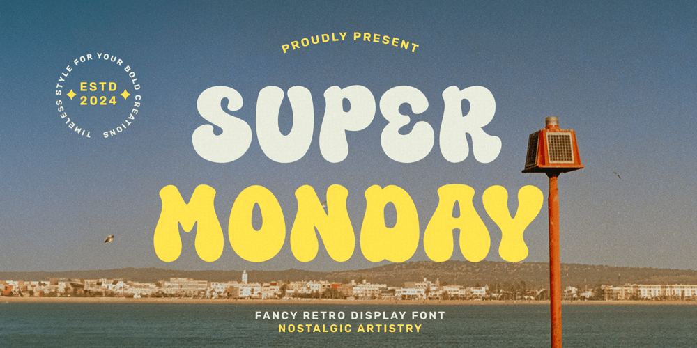 Super Monday font