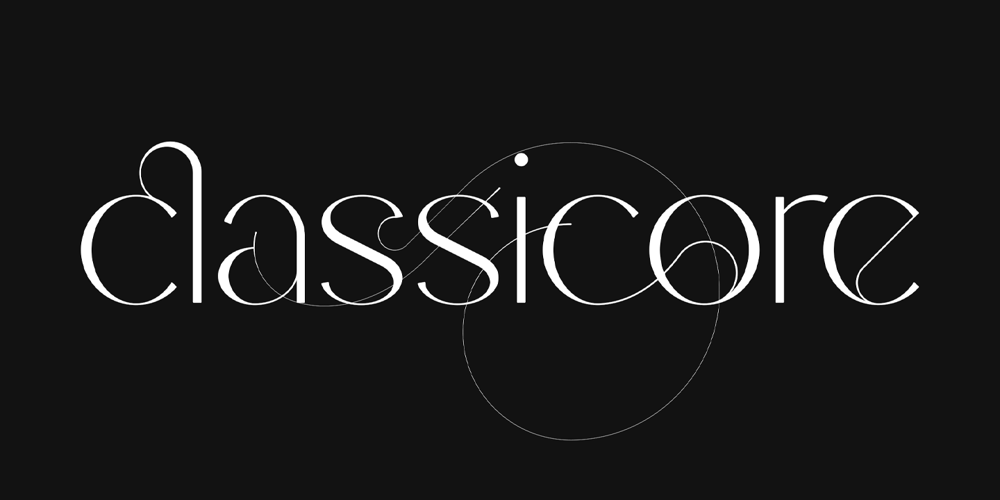 Classicore font