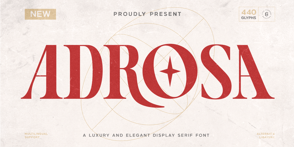 Adrosa font