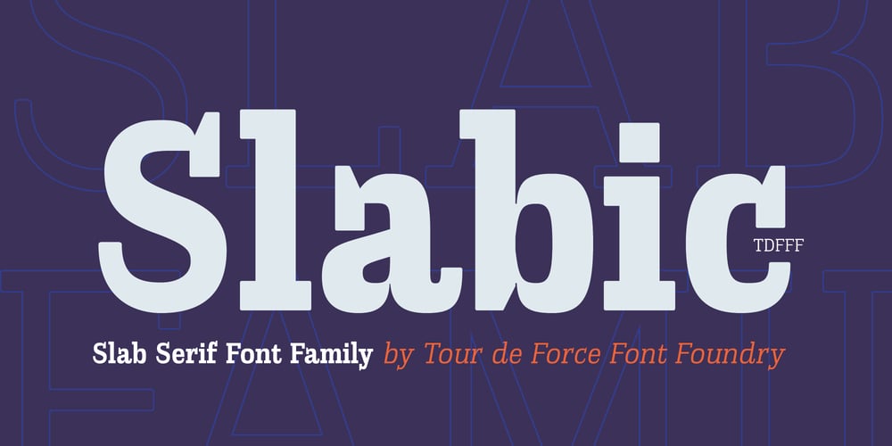 Slabic font
