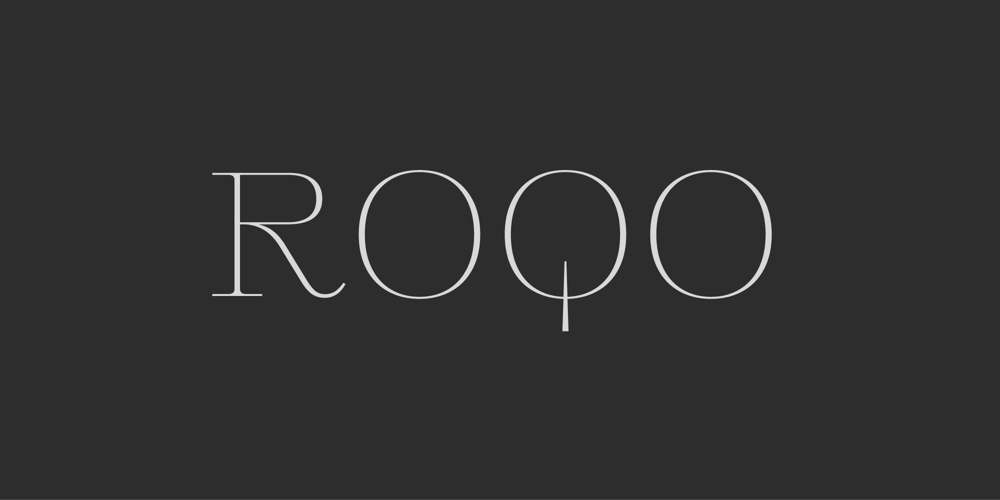 Roqo font