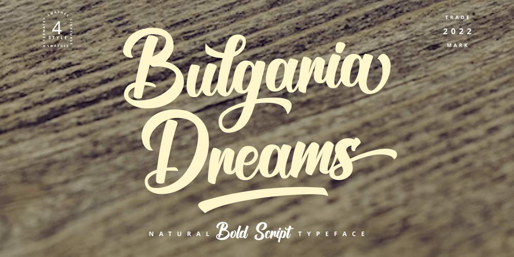 Bulgaria Dreams font