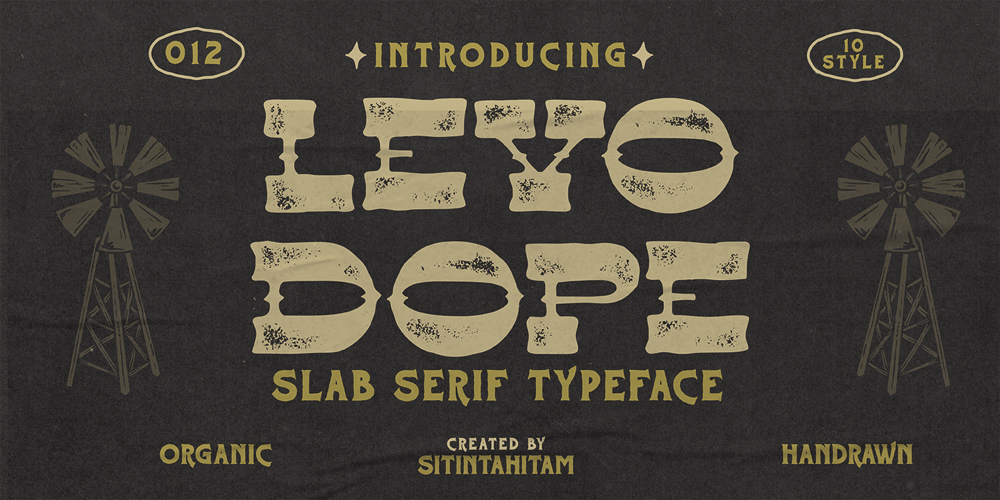 Levo Dope font