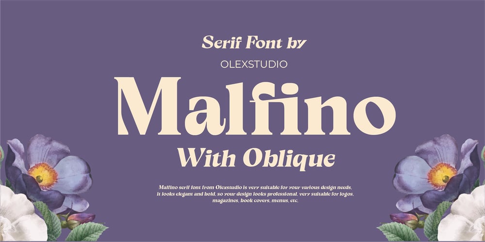Malfino Olstd font