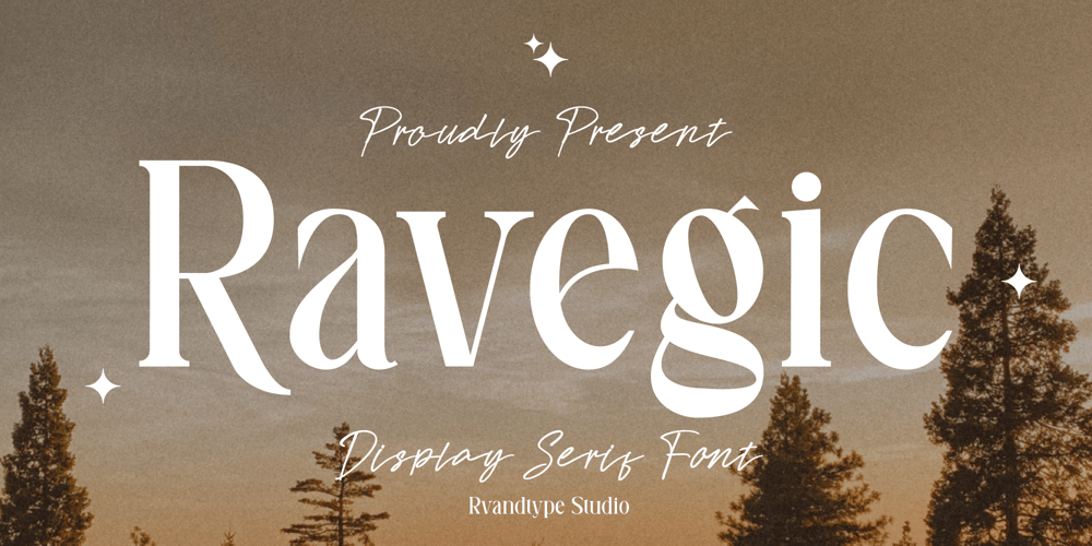 Ravegic font