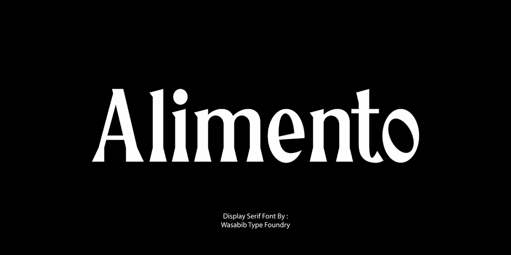 WTF Alimento font