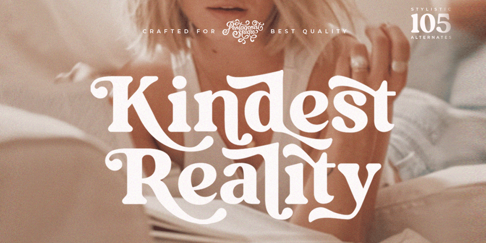 Kindest Reality font