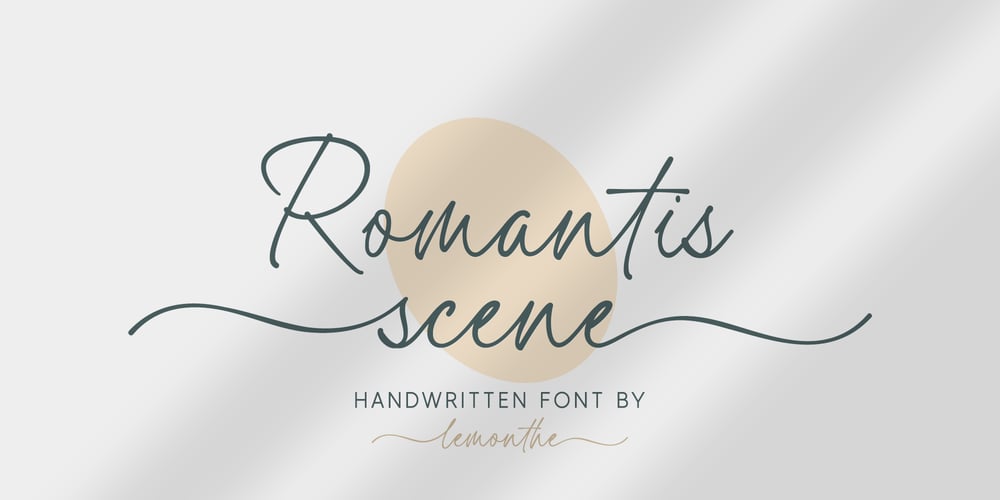 Romantis Scene font