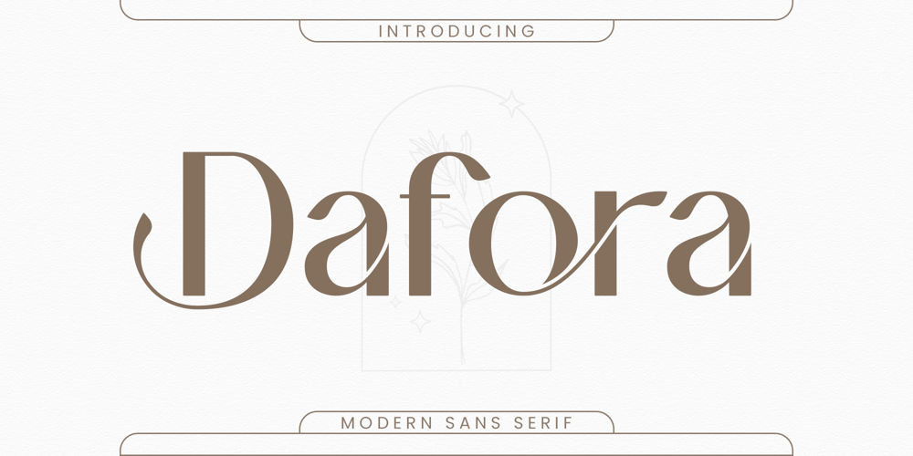 Dafora font