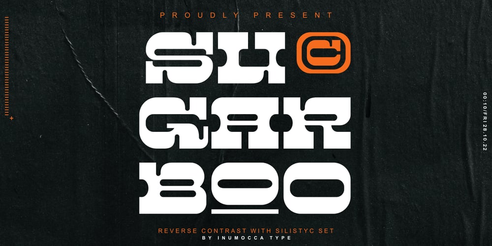 SugarBoo font