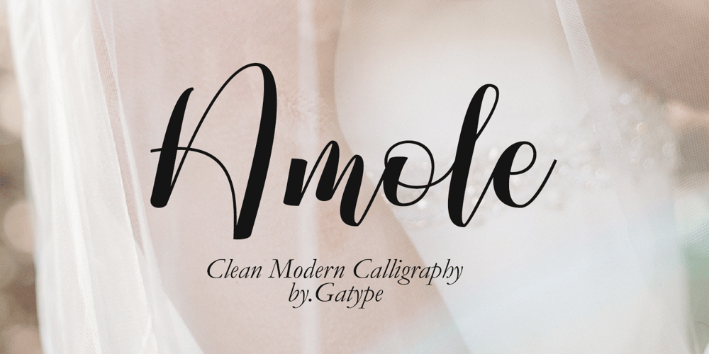 Amole font