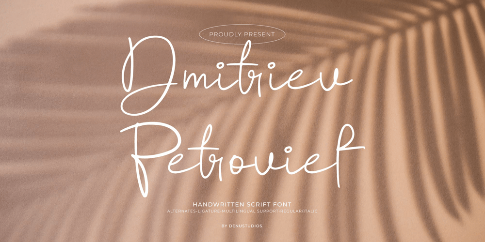 Dmitriev Petroviel font