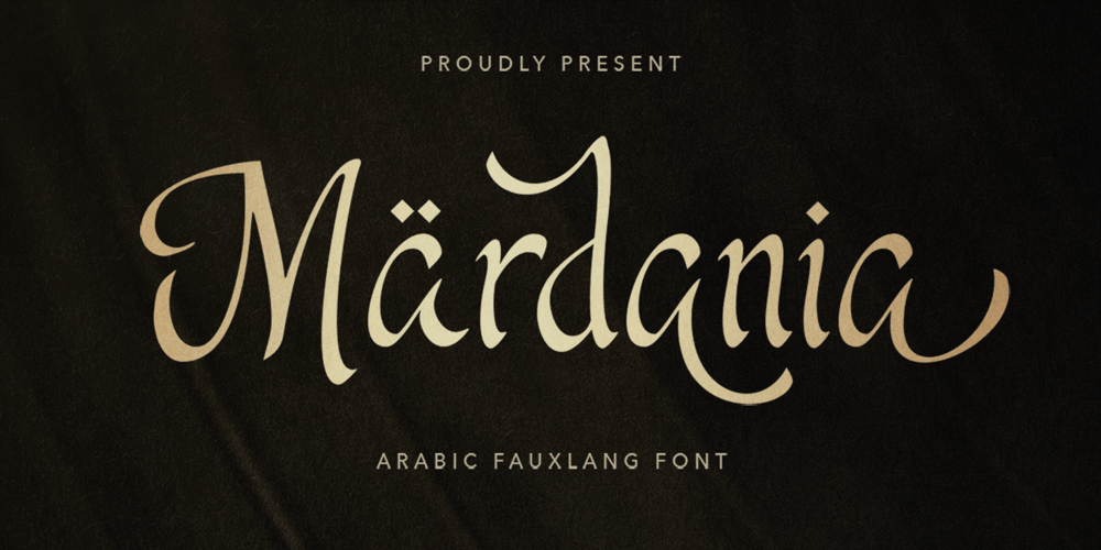 Mardania font