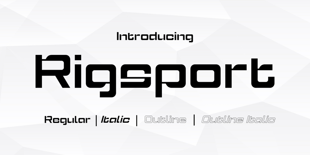 Rigsport font