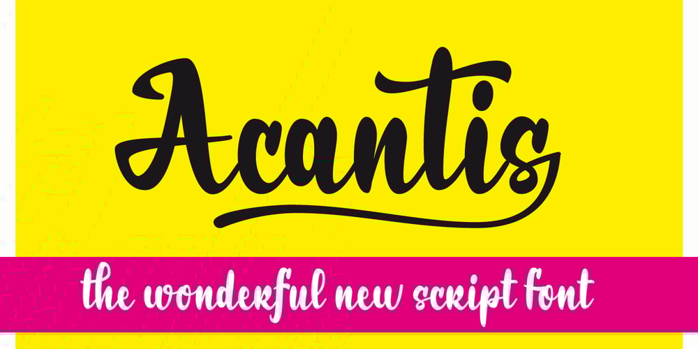 Acantis font