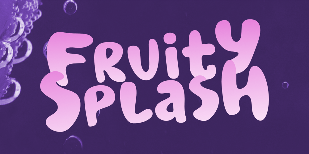 Fruity Splash font