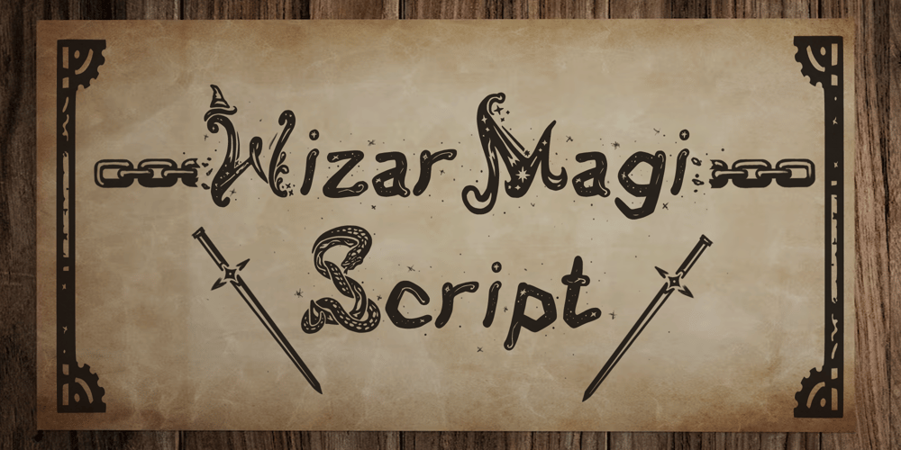 WizarMagi Script font